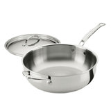 Probond Luxe 5-Quart Professional Clad Stainless Steel Essential Pan With Lid