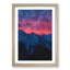 Mountain Sunset in Sion Switzerland - Picture Frame Painting Print-56925334-56925336