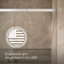 Elate Tall Sliding Shower Door, 75-1/2-In H X 50-1/4 - 53-5/8-In W, With Heavy 5/16-In Thick Crystal Clear Glass-967810362