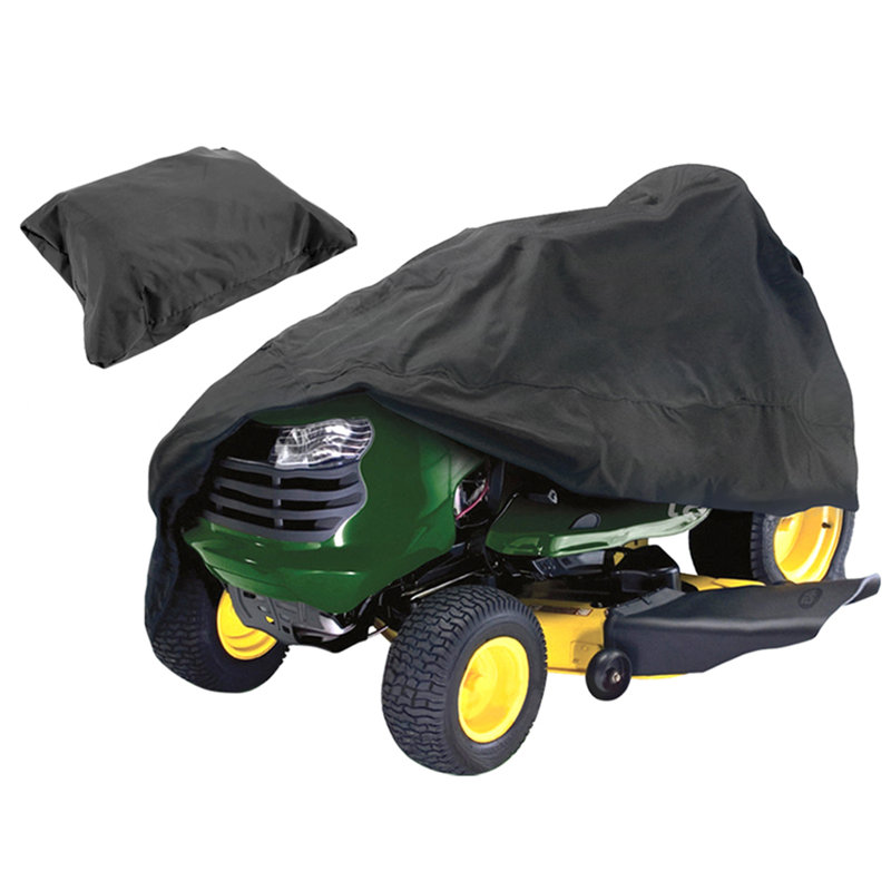 Housse pour tondeuse à gazon Homeya Outdoor, H 46 po x l 54 po x P 72 po, Noir