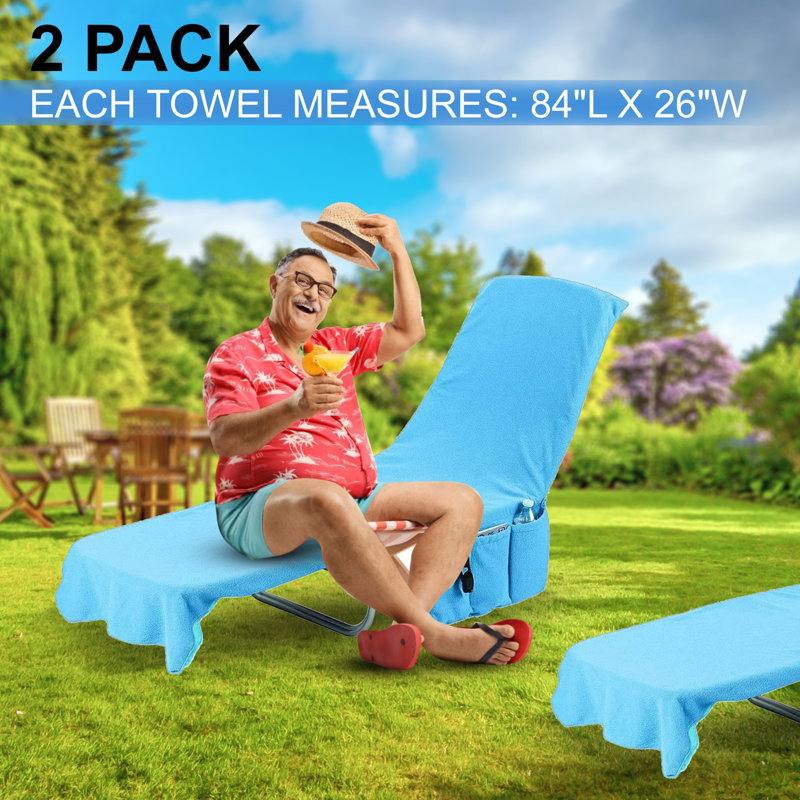 Housse pour serviette de chaise longue Lewys