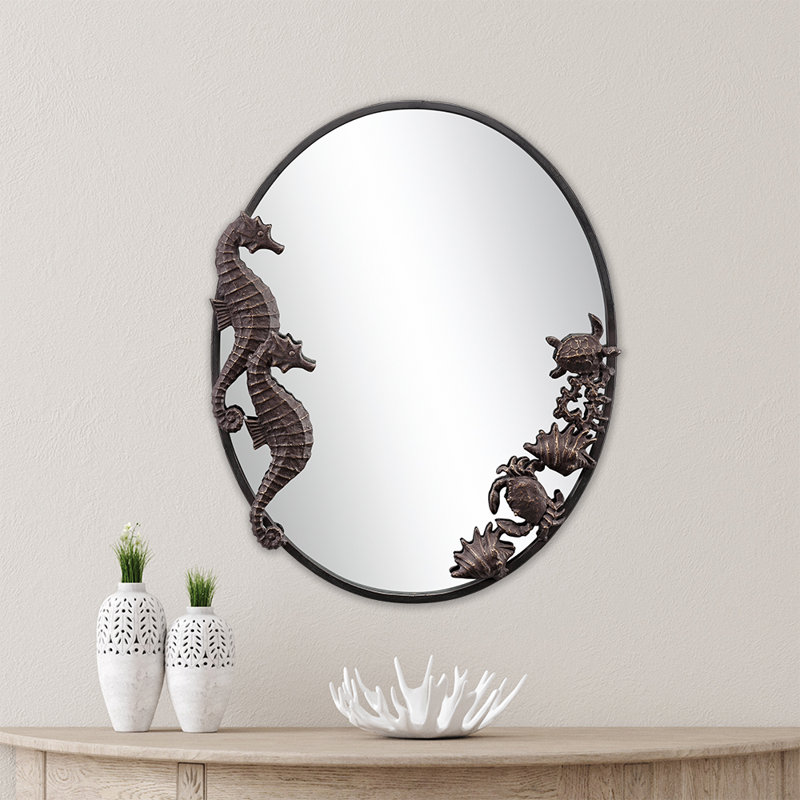 Miroir mural hippocampes et Sea Life