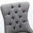 Velvet Upholstered Dining Chair with Wood Legs Nailhead Trim-244932255-244932253
