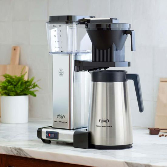 Moccamaster KBGT Filter Coffee Machine, 1.25L - Polished, Polished