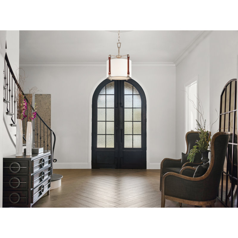 Luminaire suspendu géométrique Sausalito, 1, H 15,25 po x l 11,5 po x P 11,5 po