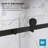 KW03 62 - 66 In. W X 76 In. H Single Sliding Frameless Shower Door With 3/8 In. Clear Glass-101548253