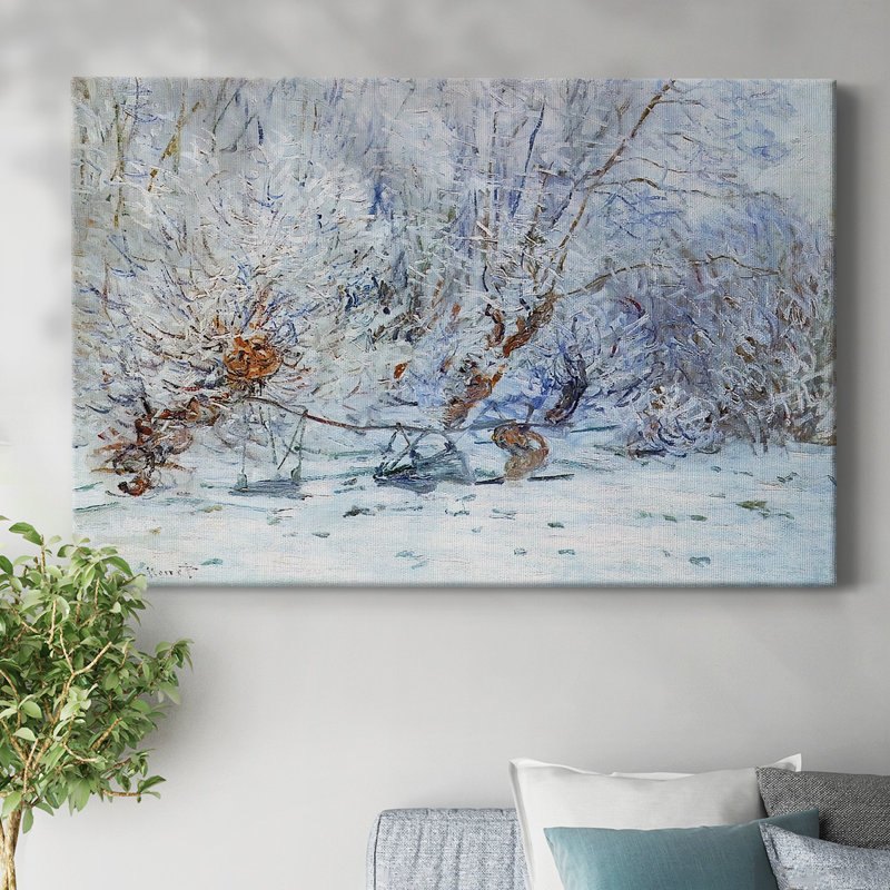 «The Frost», 1885, toile tendue avec châssis, H 18 po x l 27 po
