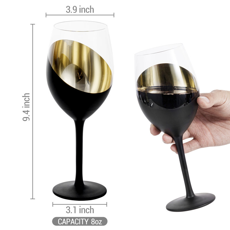 6 Piece 414ml White Wine Glass Set