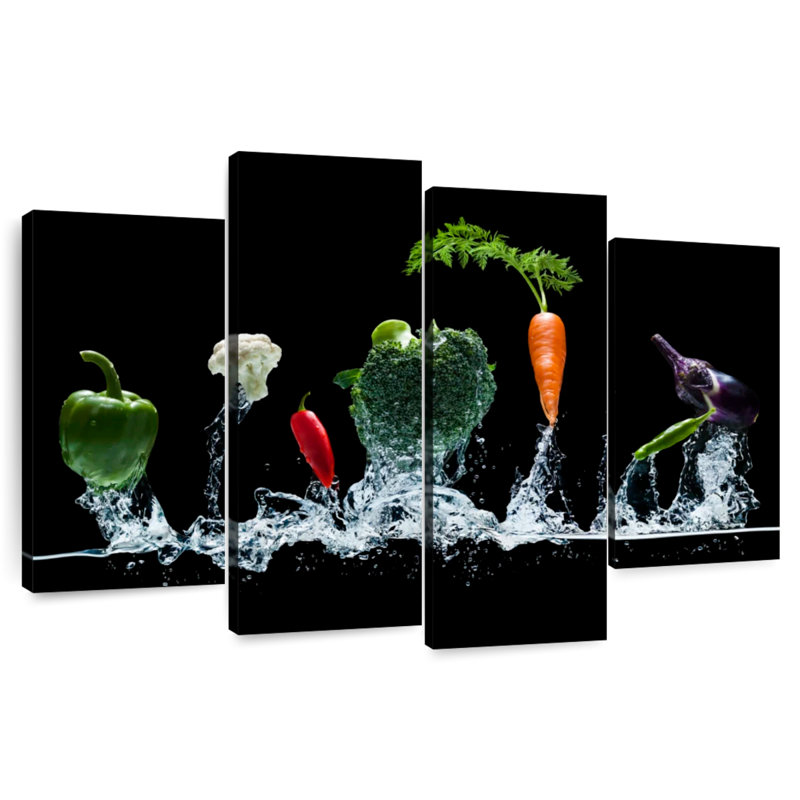 Yarlin Vegetables Splash, 42" H x 68" W