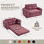 Canapé-lit convertible pliable avec oreillers-518741125