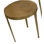 Sm. Table en fonte d'aluminium et laiton antique