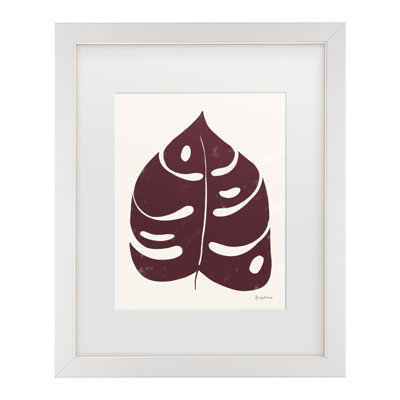 Bolog Becky Thorns Simple Botanical II Plain Matted Framed Art