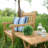 Square Teak Outdoor Folding Side Table