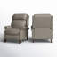 Fauteuil inclinable en cuir véritable Ambrosane-79515880