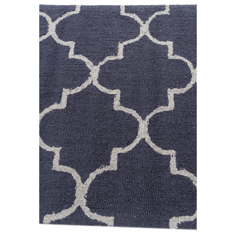 Tapis bleu marine Iverson