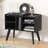 George Oliver Large Record Player Stand Audio Rack With Vinyl Storage Oak-634500533