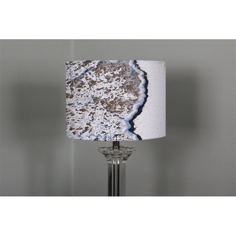 Cotton Drum Lamp Shade ( Uno ), 22cm H x 25cm W x 25cm D