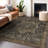 Machine Washable Indoor/Outdoor Claudian ACN1240 Fudge Rug-103712518