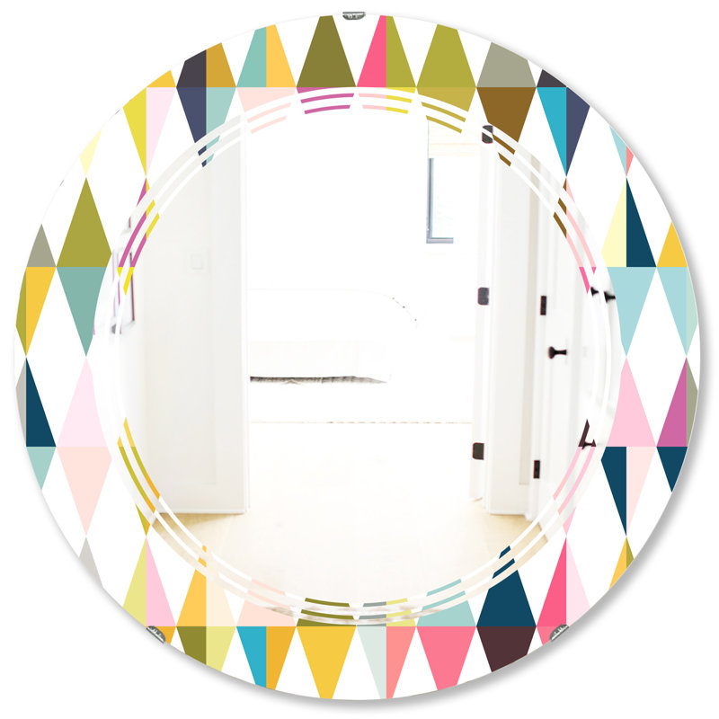 Miroir mural Triple C Diamond Retro VII, H 31,5 po x l po
