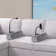 Sofa Armrest with Cupholder,Large Storage Couch Armrest with Removable Phone Stand&Reading,Beige