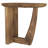 Alamitos Brown Round Solid Mango Wood Accent Side Table