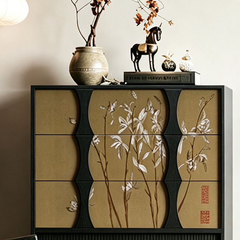 Commode d'appoint de style rétro moderne