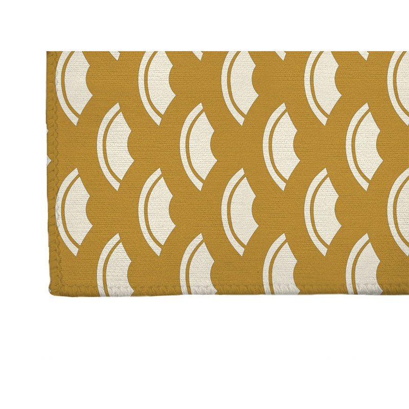 Corner Store Chair Mat, 36" W x 24" D, Golden Ochre