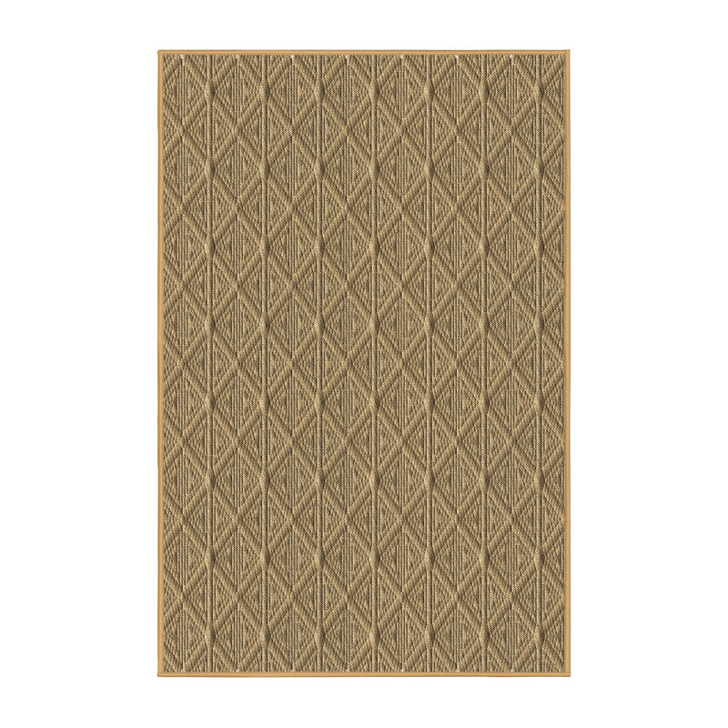 Geometric Indoor Rug, Rectangle 4' x 6'