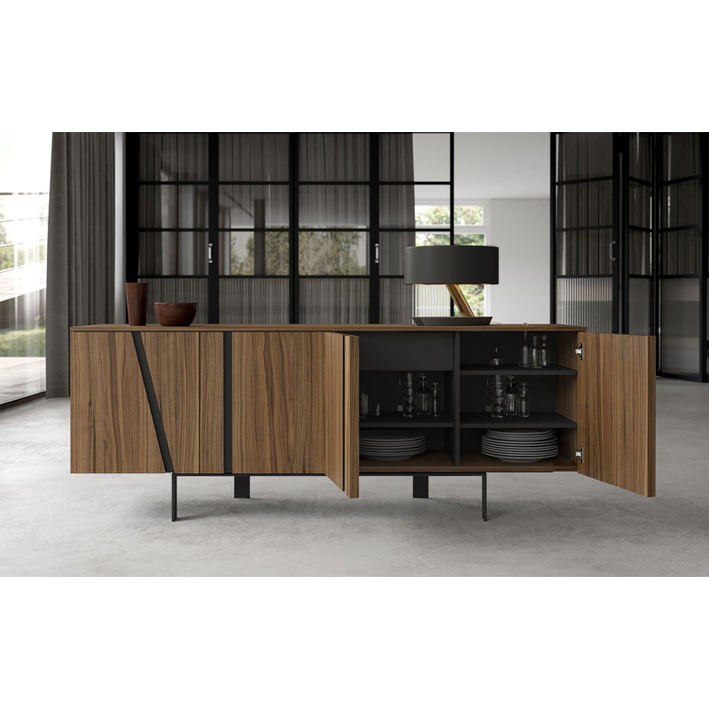 76'' W Credenza, Walnut