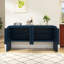 Armoire de rangement rayée avec 4 portes-250872903