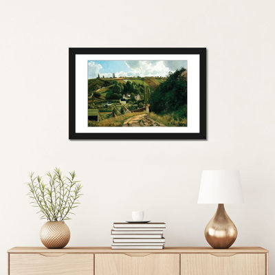 «Jalais, Hill, Pontoise» par Camille Pissarro - impression sur toile tendue