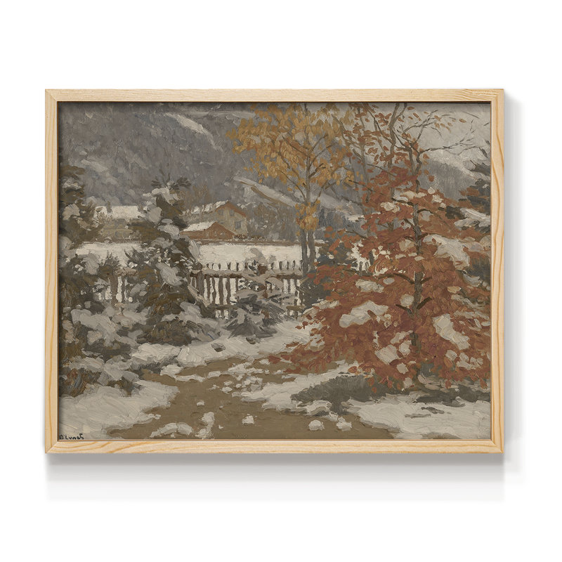Paysages rétro-DCV-reproduction encadrée, H 8 po x l 10 po, Naturel