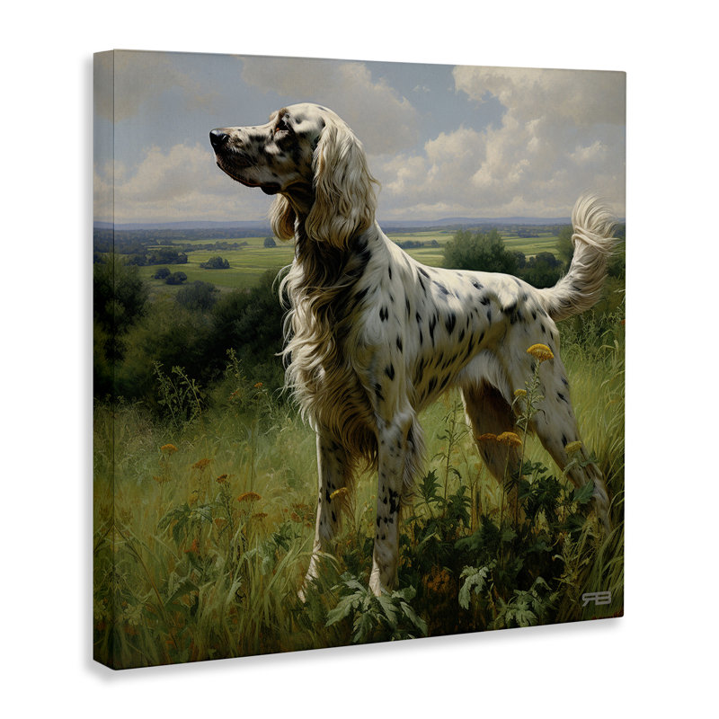 «Dalmatian Dog in Countryside» par Roozbeh Bahramali, H 17 po x l 17 po