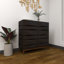 Armoire géométrique en bois à 1 tablette et 2 portes