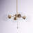Luta 4-Light Glass Semi Flush Mount