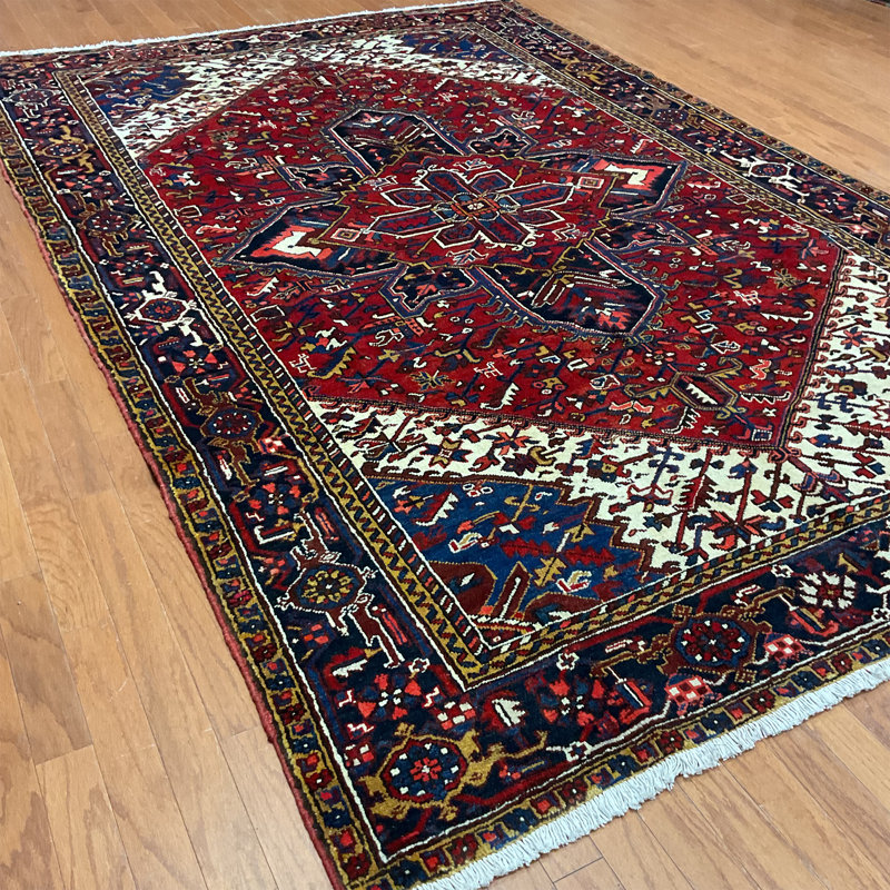 HERAT ORIENTAL Handmade Heriz Wool Rug