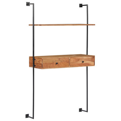 Oakdale Solid Wood Floating Desk