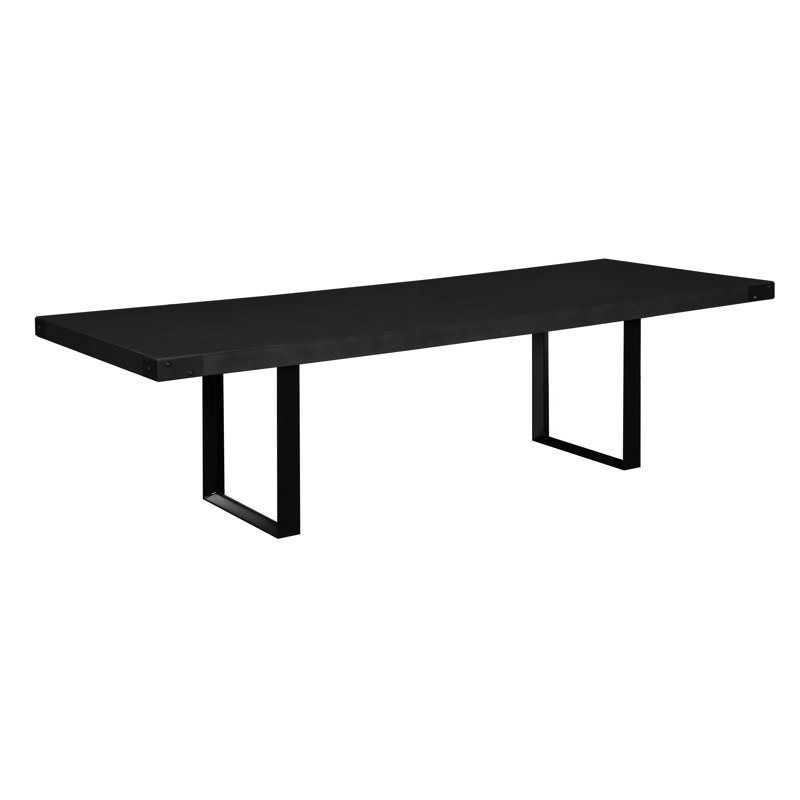 Table de salle à manger Industrial, L 40 po x L 108 po