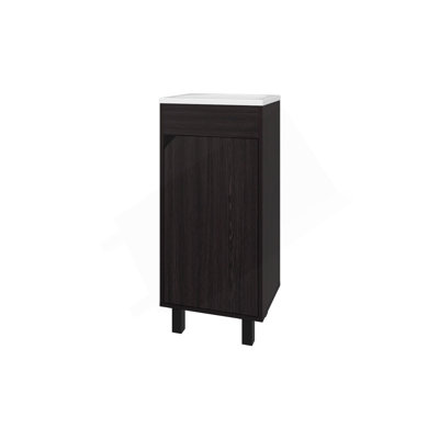 Meuble-lavabo avec lavabo intégré Wengue