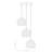 Jemnice 3 - Light Steel Dimmable Tiered Chandelier