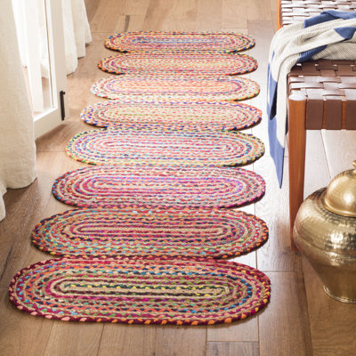 Abhay Hand Woven Jute, Cotton Rug