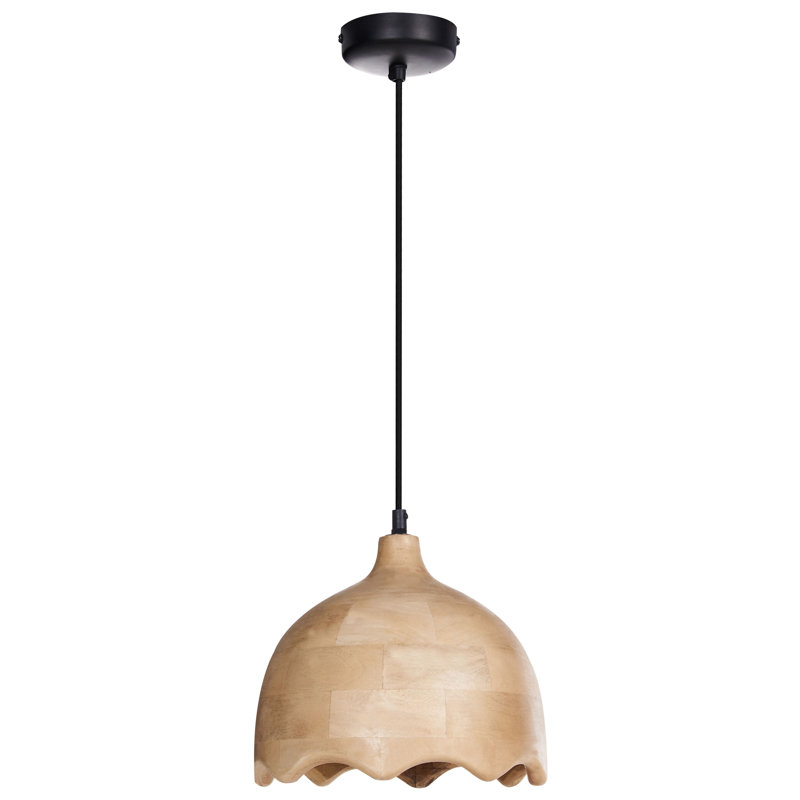 1 - Light Natural Single Pendant