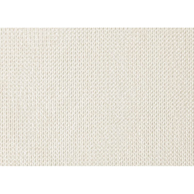 Lit en chenille et noyer beige Kaleea