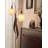 Elegant Curved Stem Floral Ambient Floor Ornament