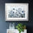 " Inky Indigo " Painting Print-1060336557-1060336551