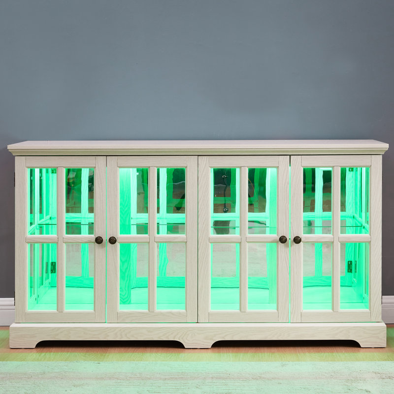 Antique White Cabinet With Adjustable Shelves And Versatile Storage Stylish Vintage In Shelf Options