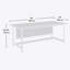 Bureau d'écriture pour bureau personnel, salon, bureau