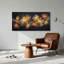Ensemble de 1 tableau sur toile Orchidées dorées-129275324-129275325