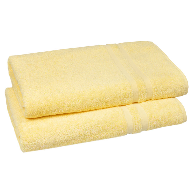 Midweight Beach Towel, Yellow
