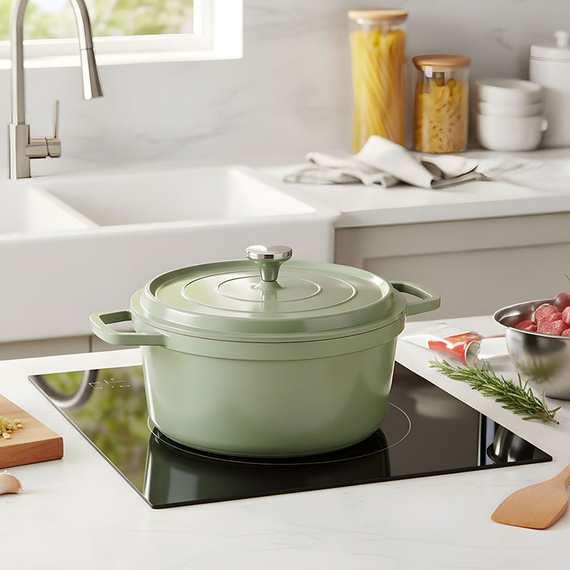 Living And Home 4.75L Pot Set, Green